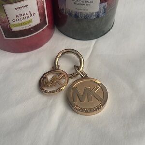 Michael Kors Gold Logo Keychain